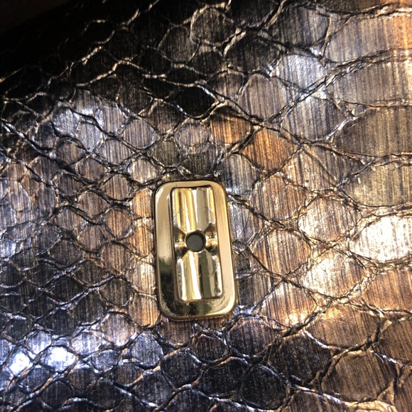 Cole Haan Cross Body Bag, Snakeskin with chain shoulder strap! - Picture 6 of 16